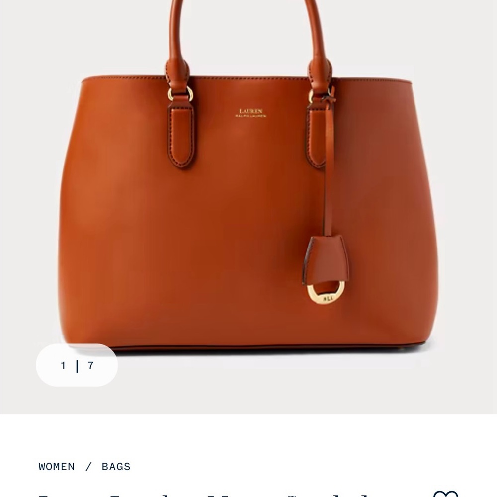 Ralph Lauren Marcy Tan Tote Bag with High-Quality Leather

Will accept offers!